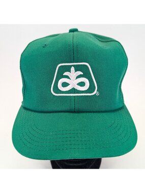 Pioneer Seed Hat Vintage K-Products Snapback Green Farm Cap Made in USA